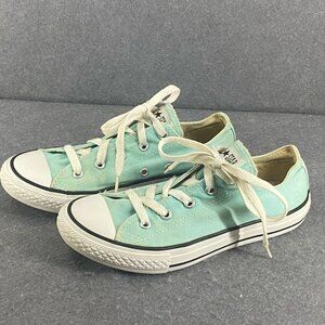 Converse Light Turquoise Low Top Sneakers Youth Size 3